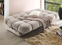 Clearance BADER Stilvolles Schlafsofa mit Bettkasten grau