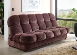 Outlet BADER Stilvolles Schlafsofa mit Bettkasten beere
