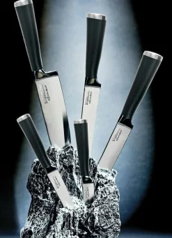 Hot STONELINE ® Excalibur® Messerblock, 7-teilig ANTHRAZIT