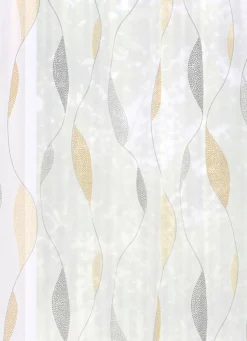 Online BADER Store mit Punktewelle-Dessin GOLD-GRAU