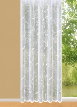 Clearance BADER Store mit Streublumendessin WEISS