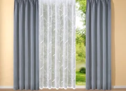 Clearance BADER Store mit Streublumendessin WEISS