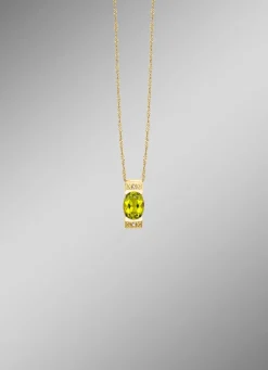Sale BADER Strahlende Natürlichkeit – Anhänger mit Peridot und Diamanten