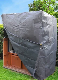BADER Strandkorbhülle Deluxe ANTHRAZIT