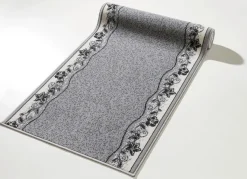 New BADER Strapazierfähige Läufer in Wunschlänge SILBER