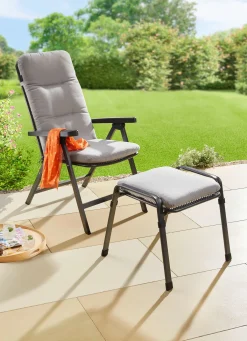 Hot BADER Streckmetall-Gartenmöbel anthrazit