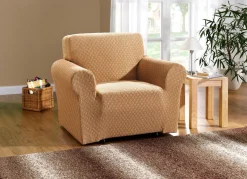 Best BADER Stretchbezüge mit schöner Strukturierung BEIGE