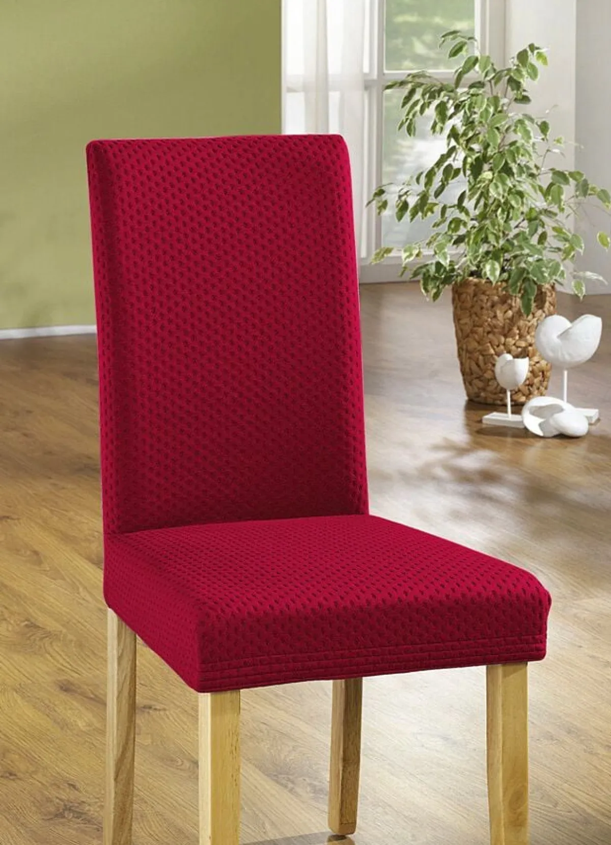 Discount BADER Stretch-Stuhlbezug in toller Qualität ROT