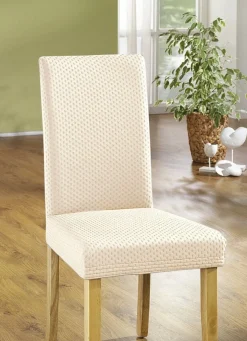 Clearance BADER Stretch-Stuhlbezug in toller Qualität CREME