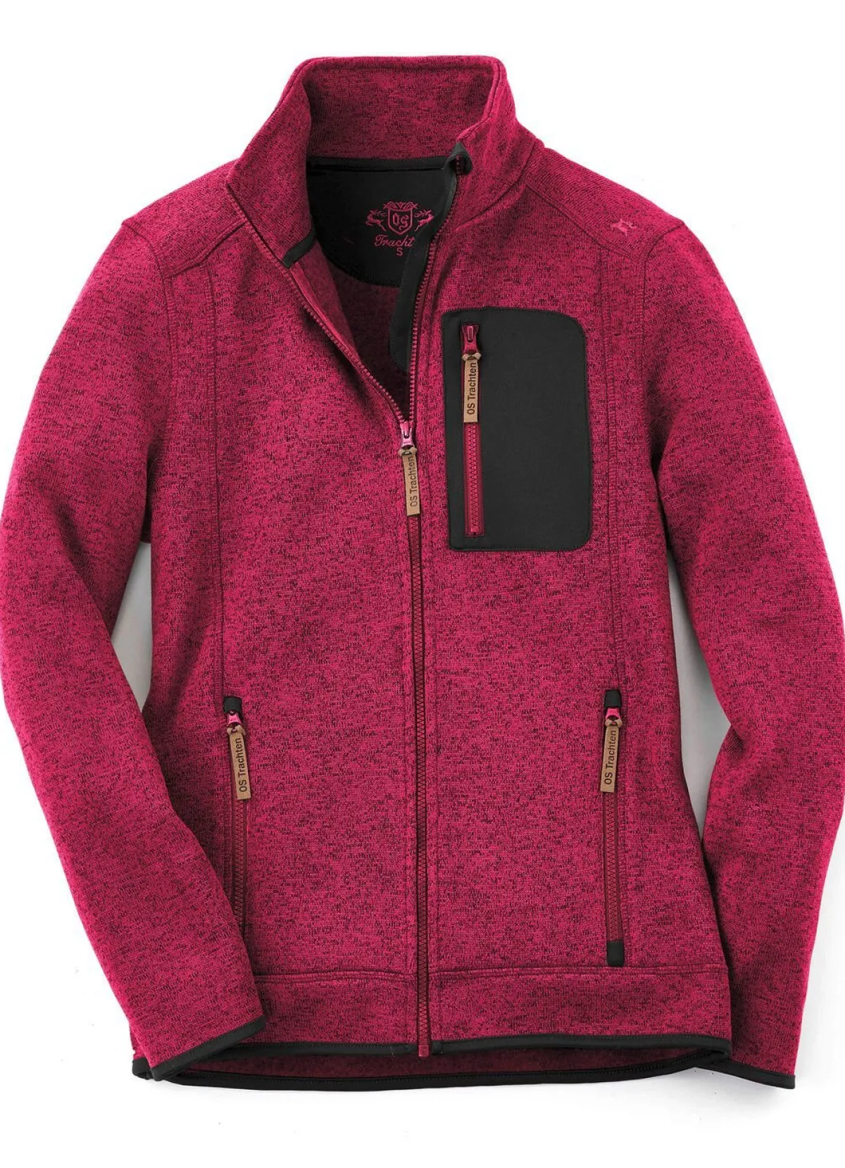 Online BADER Strickfleece-Kurzjacke ROT