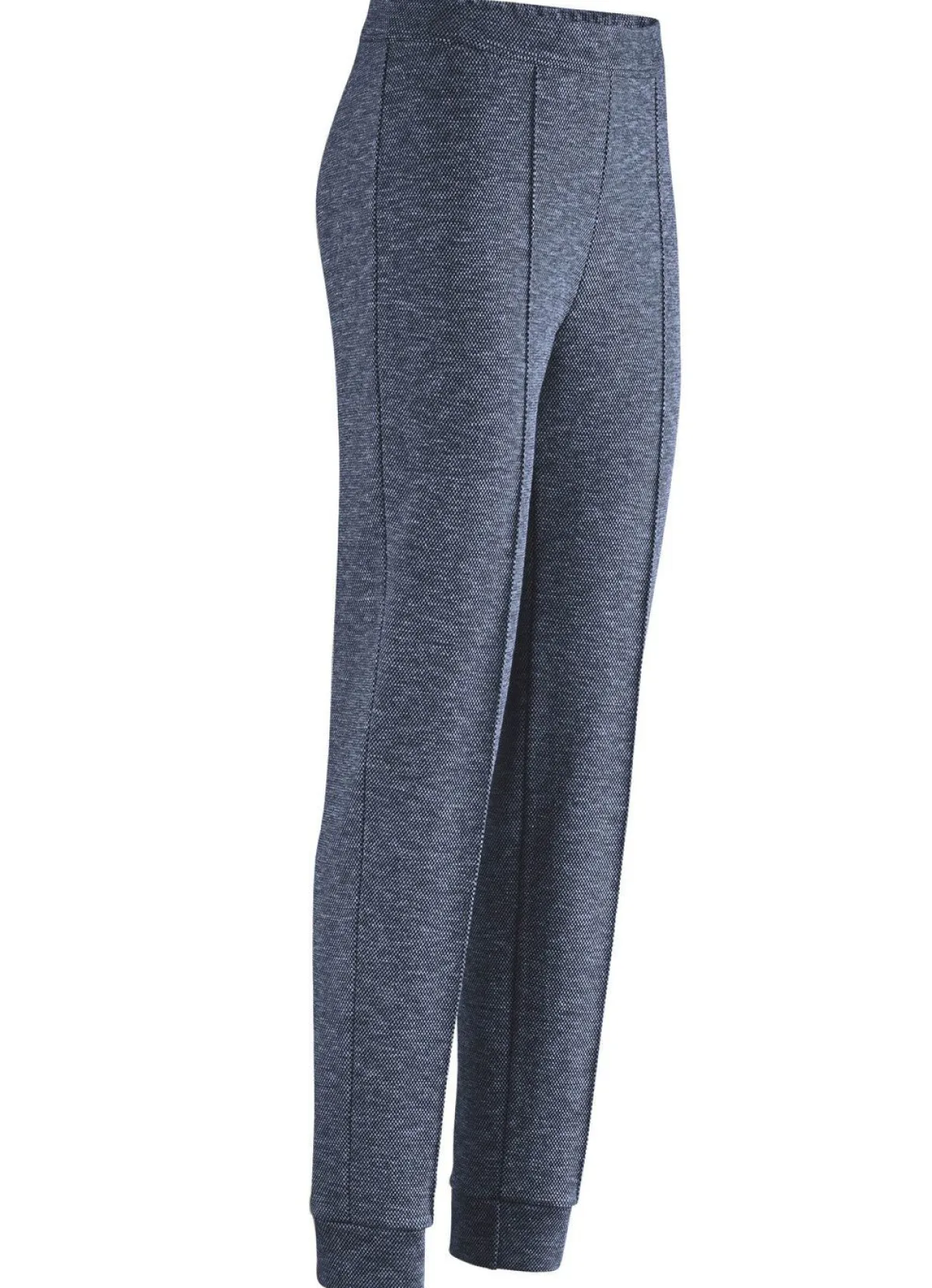 Best KLAUS MODELLE MADE IN GERMANY Strickhose BLAU-SCHWARZ