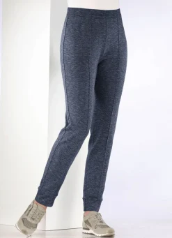 Best KLAUS MODELLE MADE IN GERMANY Strickhose BLAU-SCHWARZ