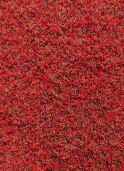 Online BADER Strickjacke aus Bouclégarn ROT MELIERT