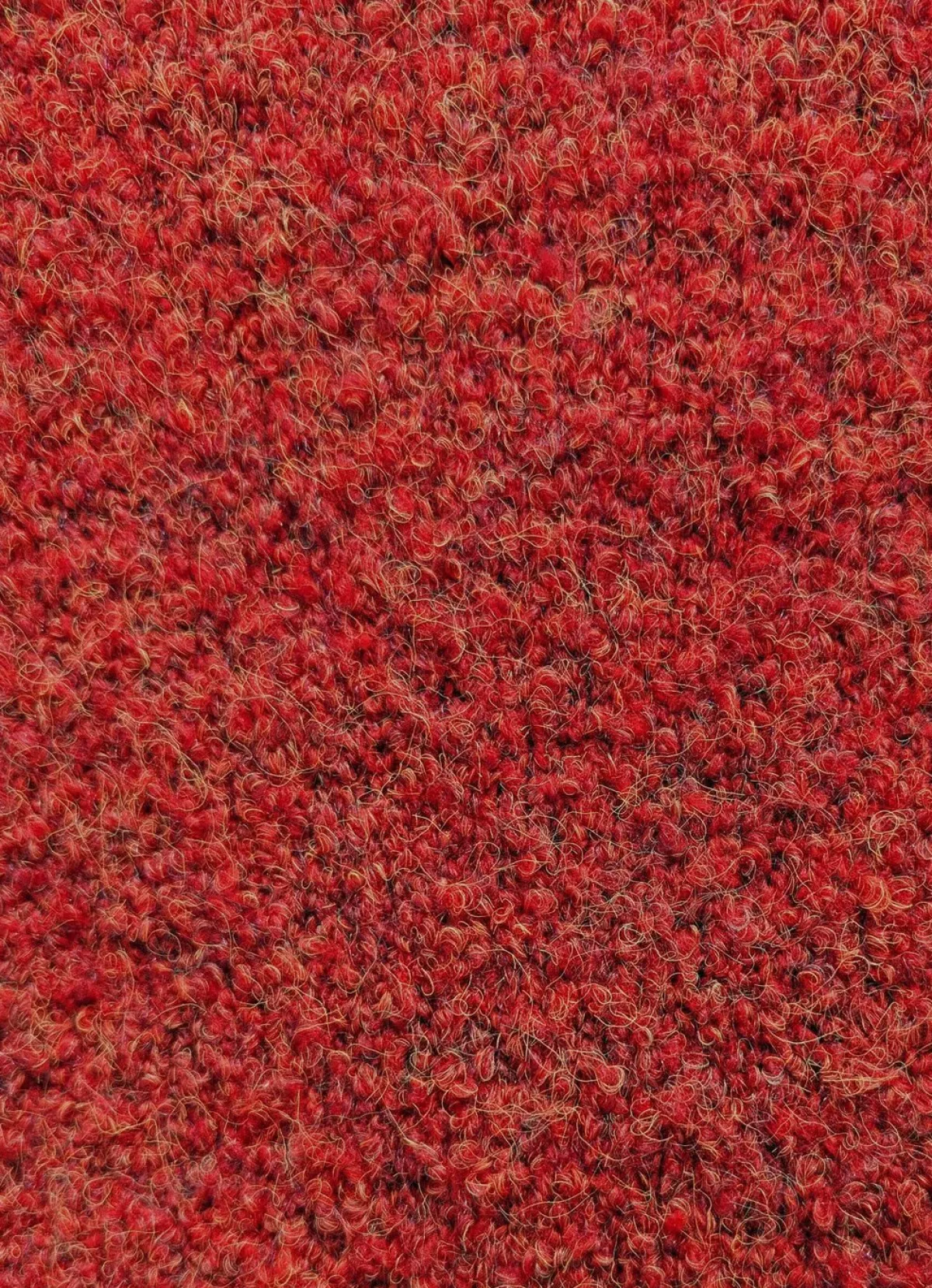Online BADER Strickjacke aus Bouclégarn ROT MELIERT
