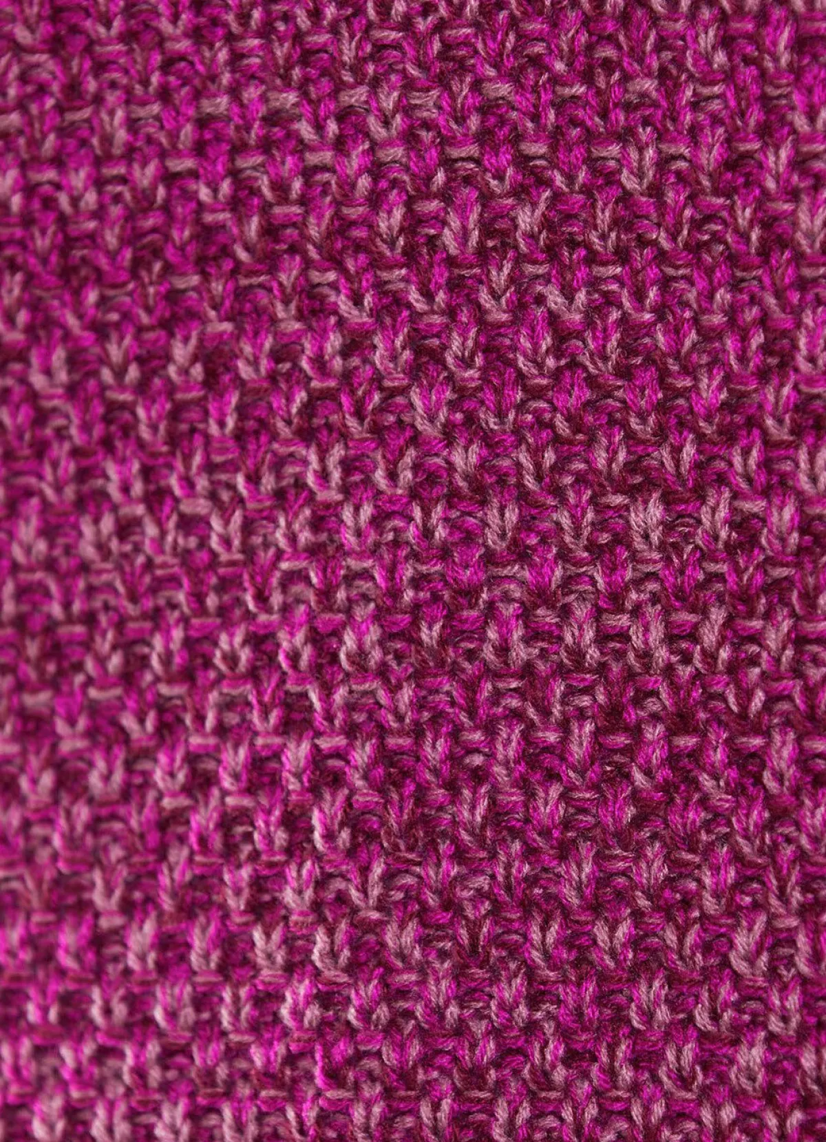 Hot BADER Strickjacke aus Melangegarn BEERE MELIERT