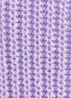 Clearance BADER Strickjacke aus meliertem Effektgarn FLIEDER MELIERT