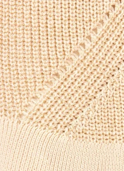 Online BADER Strickjacke mit edlem Glitzer BEIGE-GOLDFARBEN
