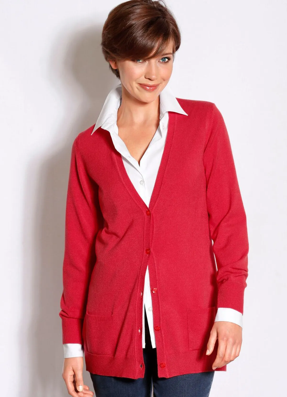 BADER Strickjacke mit Modal KORALLE