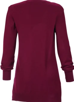 Outlet BADER Strickjacke mit Modal BEERE