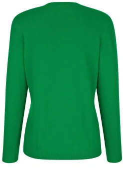 Discount BADER Strickjacke mit rundem Halsausschnitt GRÜN