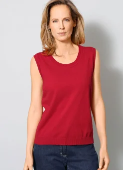 Clearance BADER Stricktop mit breiten Trägern ROT