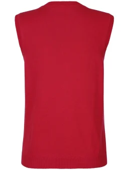 Clearance BADER Stricktop mit breiten Trägern ROT