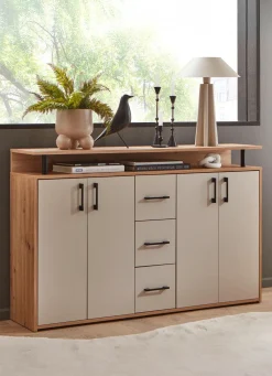 New BADER Stylisches Highboard ARTISAN-KASCHMIR