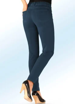 ASCARI Superbequeme, edle Hose MARINE