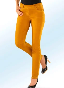 Sale ASCARI Superbequeme, edle Hose MESSING