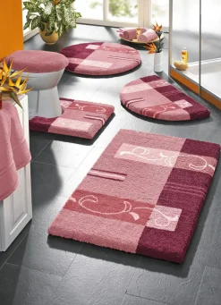 Discount BADER Supersoft Badgarnitur mit rutschhemmender Latexierung ROSÉ