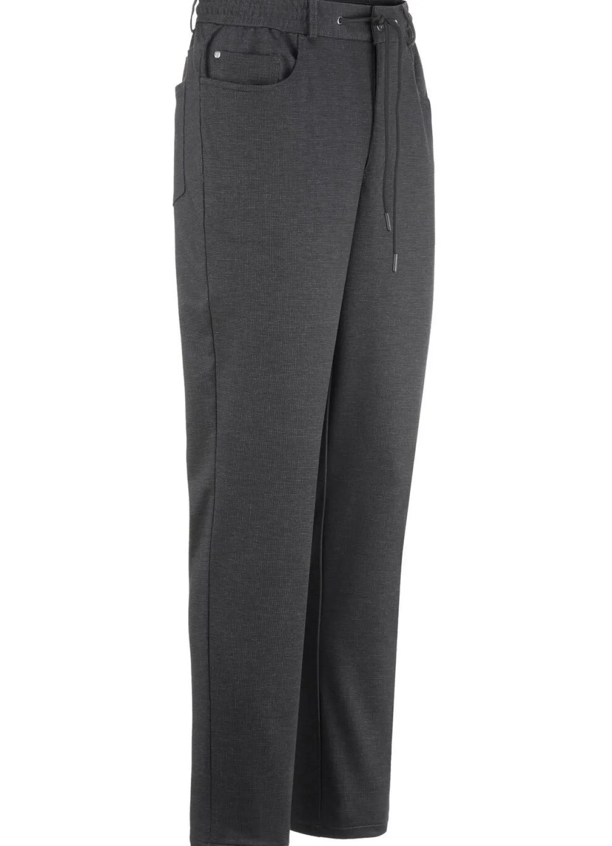 BADER Superstretch-Hose mit Gummibund in 3 Farben ANTHRAZIT MELIERT