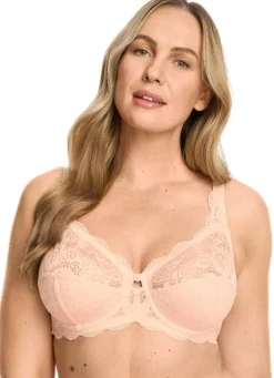 Hot BADER Susa Bügel-BH mit zauberhafter Elastikspitze ZARTAPRICOT