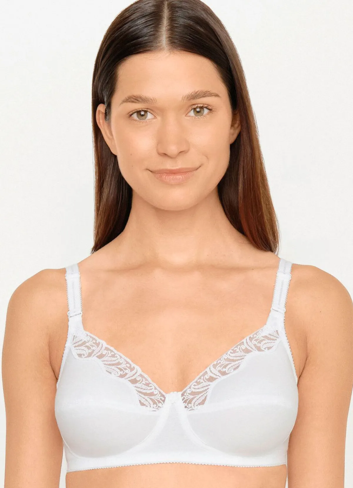Sale SUSA BH aus hautsympathischer Baumwolle WEISS