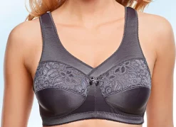 Hot SUSA Zweierpack BH mit Unterbruststütze 1X ANTHRAZIT, 1X HAUT