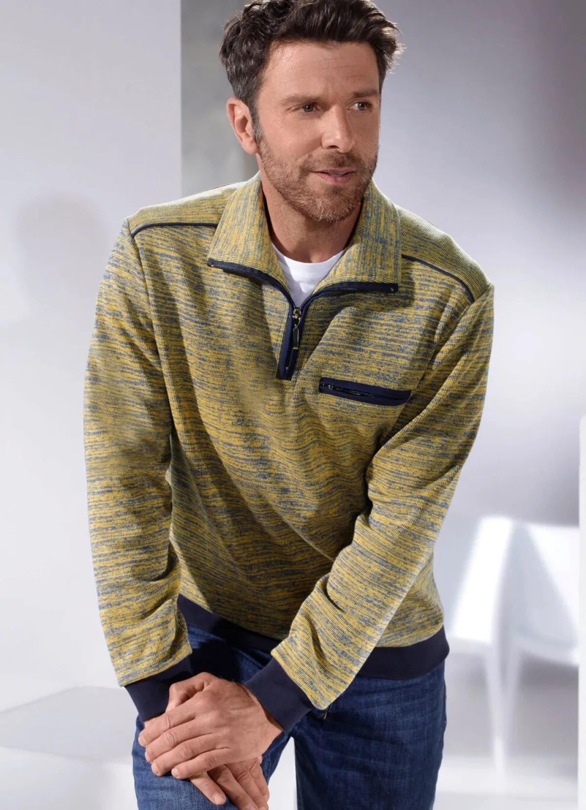 Best BADER Sweatshirt ocker
