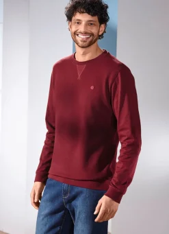 Discount BADER Sweatshirt in 3 Farben BORDEAUX