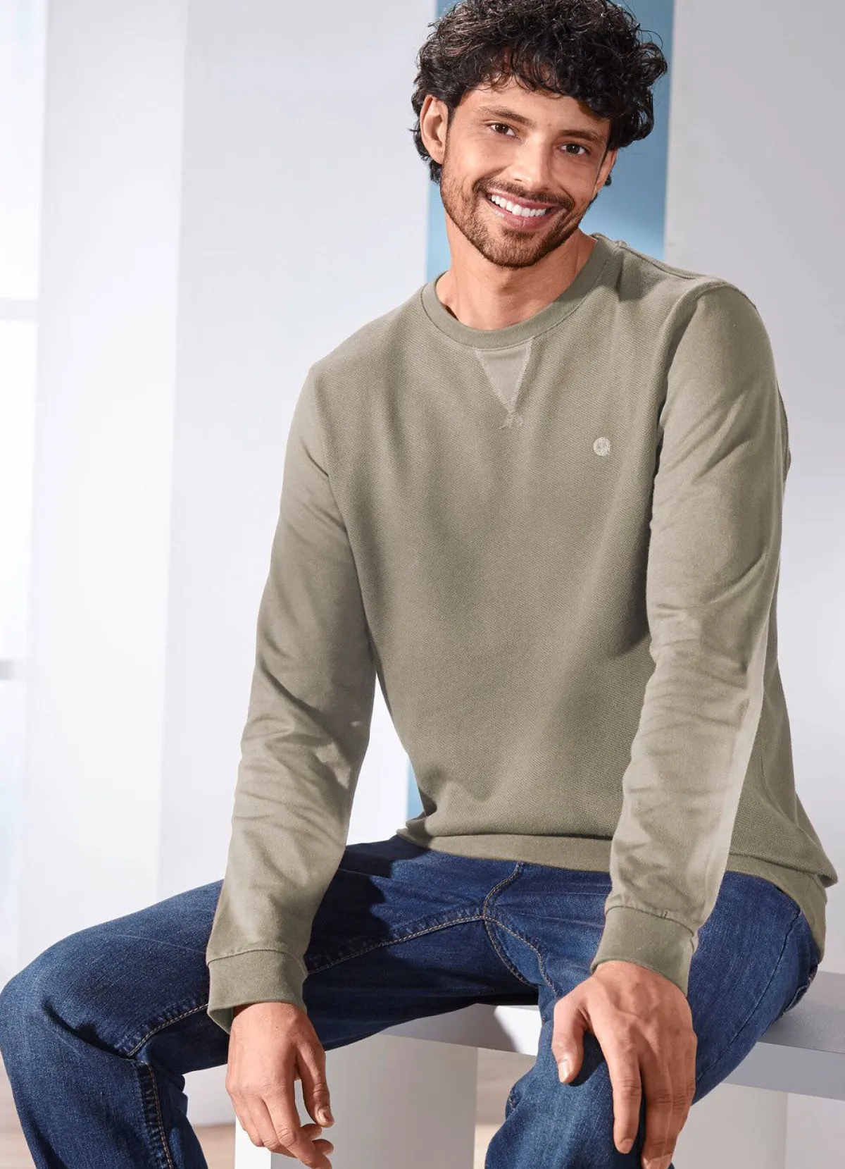 Sale BADER Sweatshirt in 3 Farben STEIN