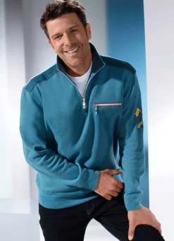 Sale BADER Sweatshirt in 3 Farben PETROL