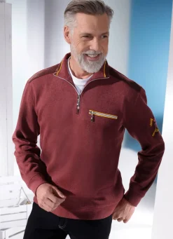 New BADER Sweatshirt in 3 Farben ROSTBRAUN