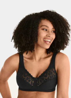 Online SWEGMARK of Sweden BH mit Elastikspitze SCHWARZ