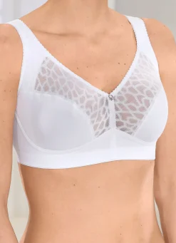 Hot SWEGMARK of Sweden-BH mit elastischer Spitze WEISS
