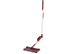 New BADER Swivel Sweeper Akku-Besen mit Power-Akku ROT