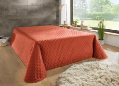 Clearance BADER Tagesdecke mit Steppung und Bandeinfassung TERRA