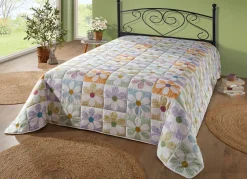 BADER Tagesdecke und Kissenbezüge im Patchwork-Stil MULTICOLOR