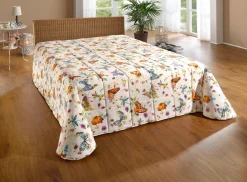 Hot BADER Tagesdecke und Kissenbezüge mit Schmetterlingsmotive BUNT