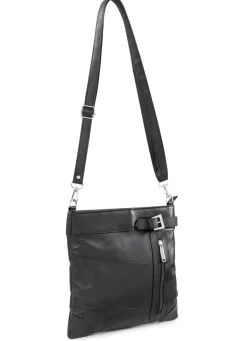 Clearance BADER Tasche aus weichem Nappaleder SCHWARZ