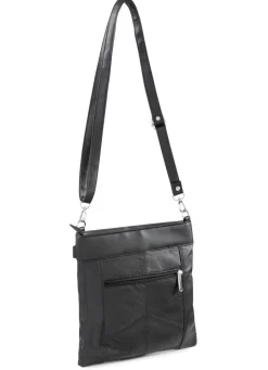Clearance BADER Tasche aus weichem Nappaleder SCHWARZ