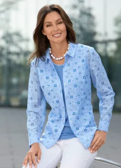 BADER 2-teiliges Blusen Set HELLBLAU