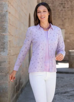 Outlet BADER 2-teiliges Blusen Set FLIEDER