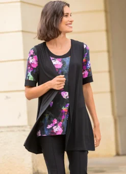 Best BADER 2-teiliges Set in verschlussloser Form SCHWARZ-BUNT